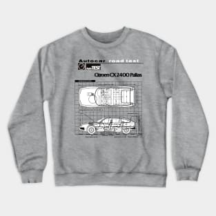 CX PALLAS - road test data Crewneck Sweatshirt